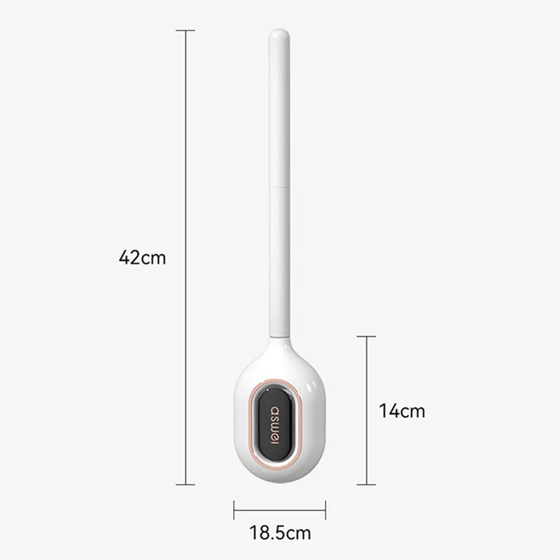 Aromatherapy Toilet Brush Wall Mounted | TPR Silicone Holder