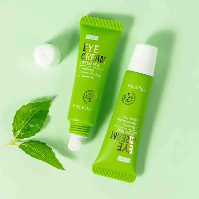 LAIKOU Green Tea Eye Cream 15g – Dark Circles & Puffiness