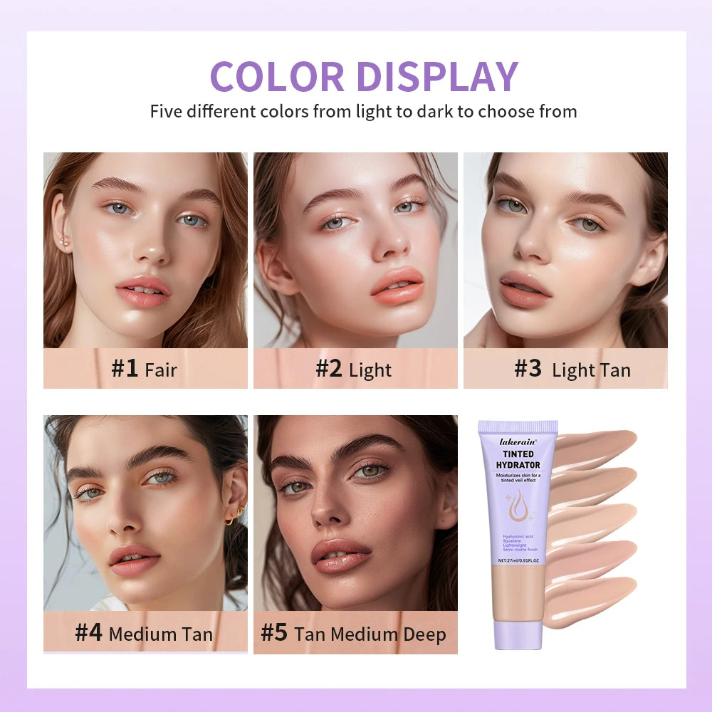 High Coverage CC cream Foundation Tinted Hydrator Matte Finish Light Oil-Free Moisturizing Makeup Hyaluronic Acid Sheer Peaceful Pleasures Health and Wellness