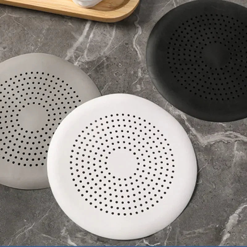 Silicone Shower Drain Hair Catcher & Sink Strainer Cover