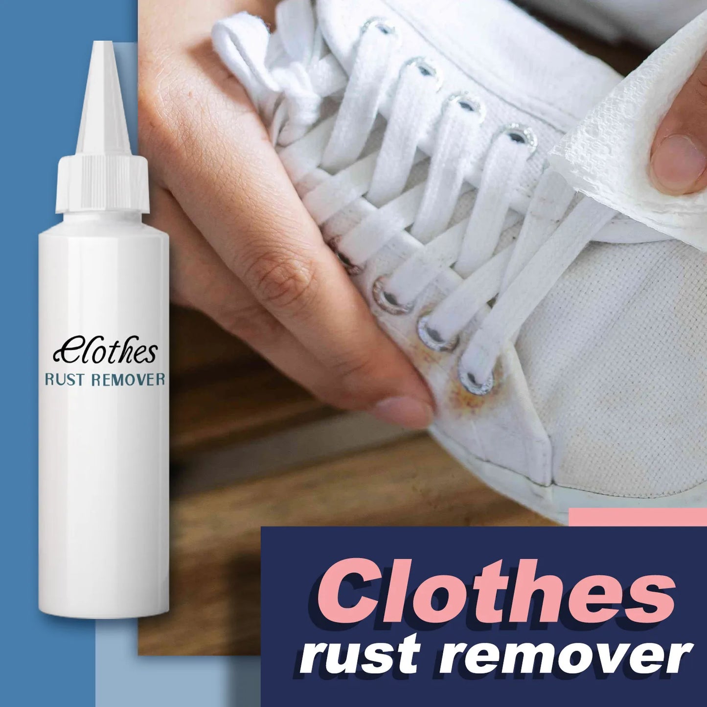 Jue-Fish Clothing Rust & Stain Remover – 110ml Fabric Cleaner