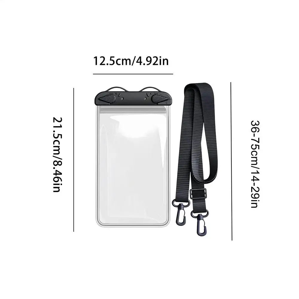 Waterproof Bag for Phone Cellphone Dry Holder with Lanyard Underwater Phone Bag for Beach Pool Cruise Vacation Travel Road Trip Peaceful Pleasures Health and Wellness 02