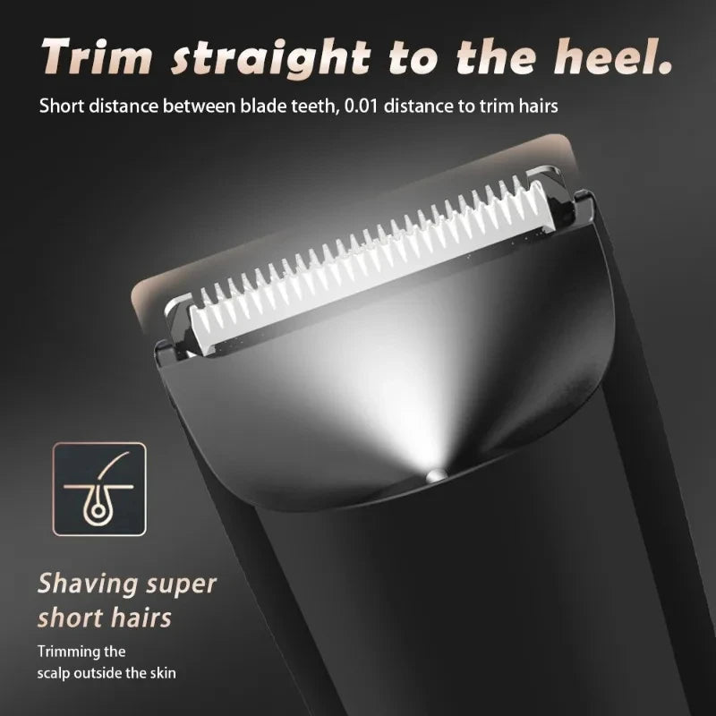 Men'S Groin Body Hair Trimmer, Electric Ball Trimmer, Includes 2 Guard Attachments, Ceramic Blade Head, Wet And Dry Shaver Peaceful Pleasures Health and Wellness