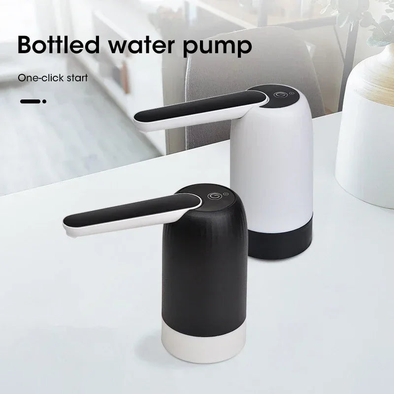 Water Dispenser Bottle Pump, Electric Water Pump Automatic Switch Water Dispenser Portable USB Charging DrinkingWaterDispenser Peaceful Pleasures Health and Wellness