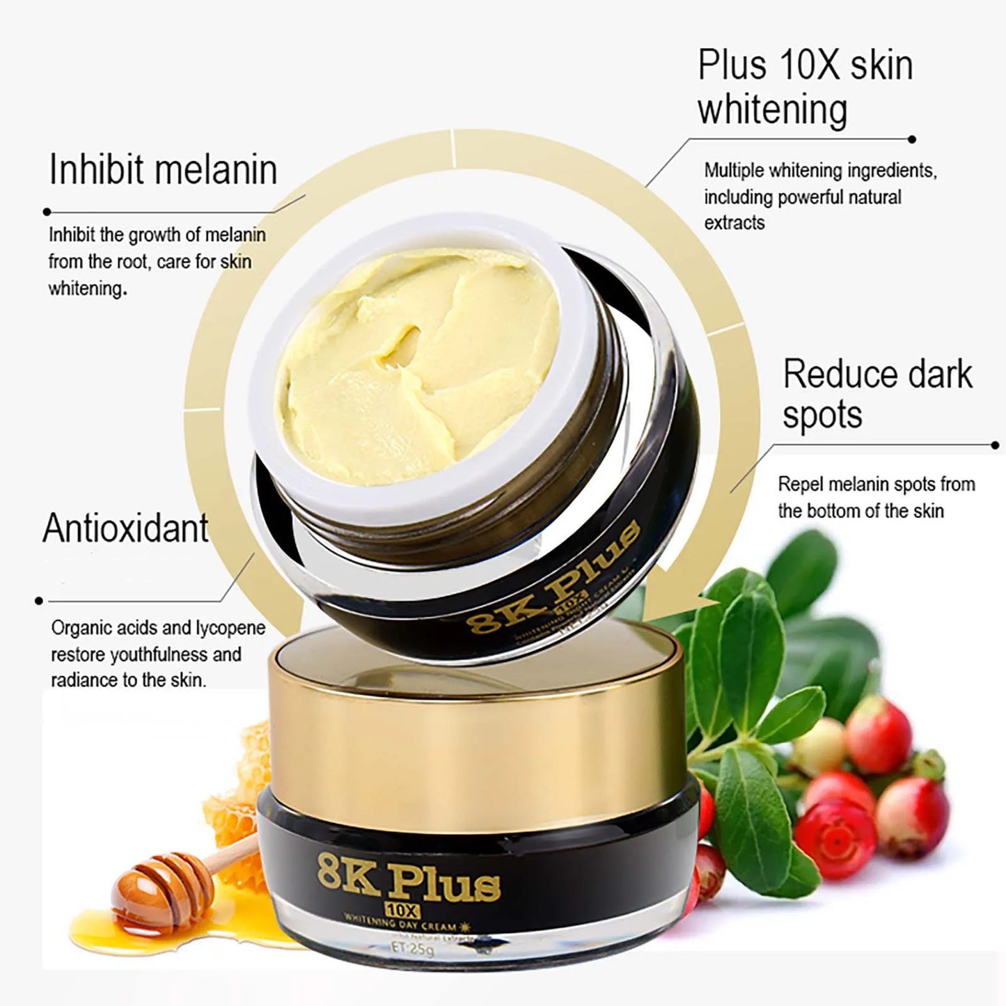 AILKE Whitening Face Cream | Collagen, Glutathione, Dark Spots
