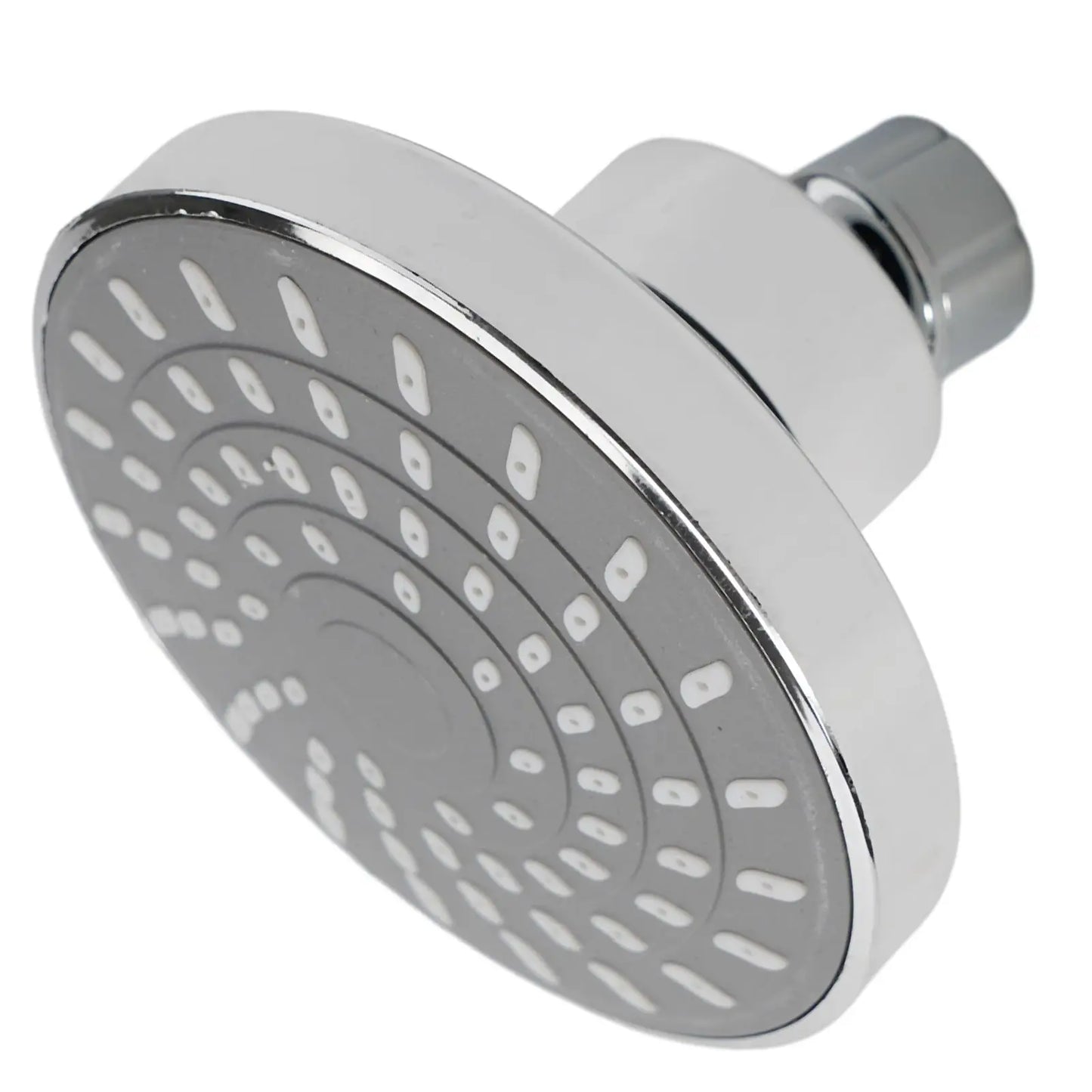 Pressure Chrome Shower Head Sprayer Adjustable Rainfall Wall Mounted