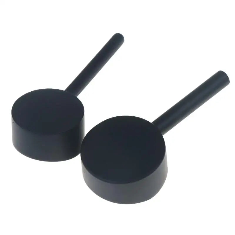 For Size 35/40 Cartridge Spool Faucet Handle Repair Parts Replacement Alloy Faucet Handle Plated Taps Accessories Black Peaceful Pleasures Health and Wellness