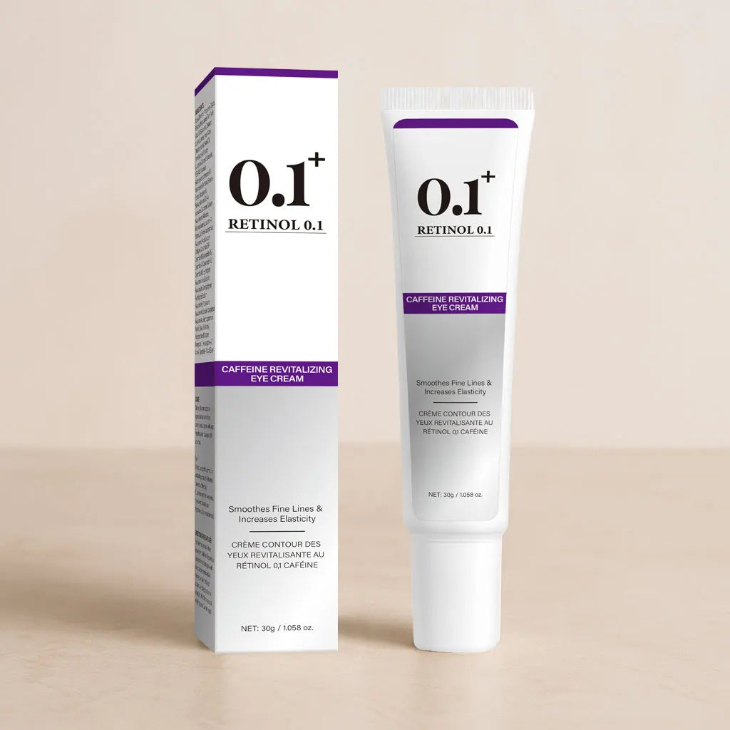 Retinol 0.1 Caffeine Revitalizing Eye Cream, Retinol Eye Cream for Dark Circles, Under Eye Cream For Hydration,Korean skincare Peaceful Pleasures Health and Wellness