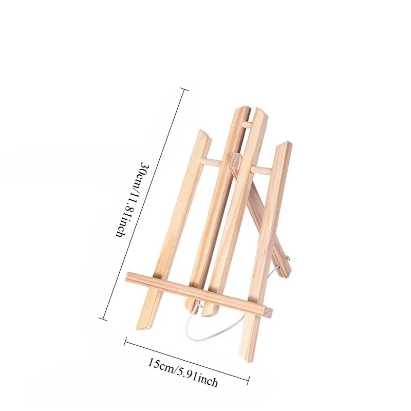 Wooden Foldable Desktop Easel | Adjustable 20–50cm Stand