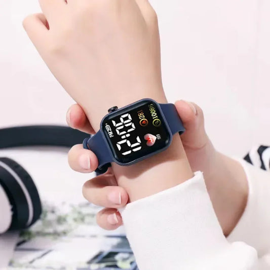 MOONBIFFY LED Digital Sports Watch – Waterproof Square Dial Digital Sports Watch Oasis Select