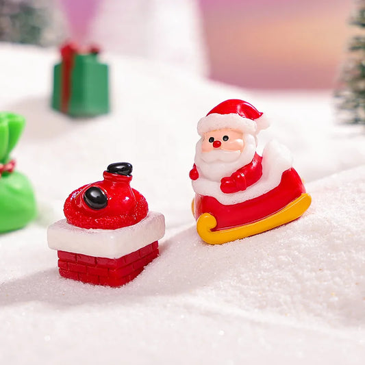 Mini Santa Claus Resin Ornament | Christmas Snow Décor Christmas Ornament Oasis Select