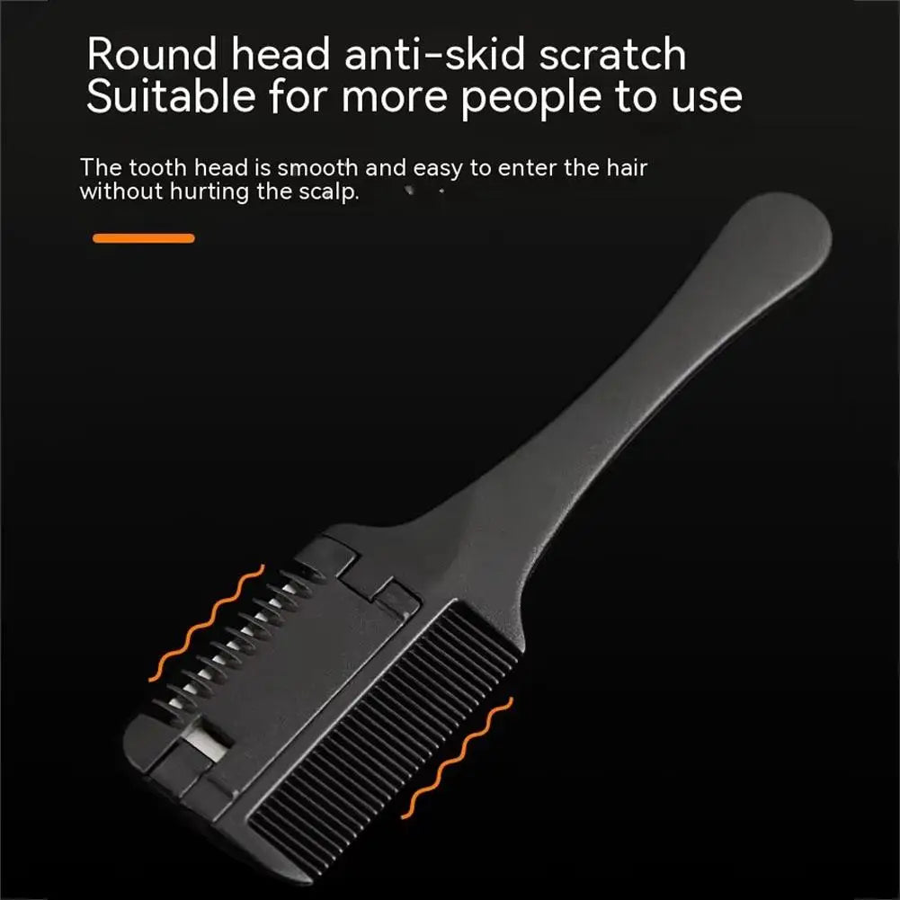 Double-Sided Hair Thinning Razor Comb – Trim & Style at Home