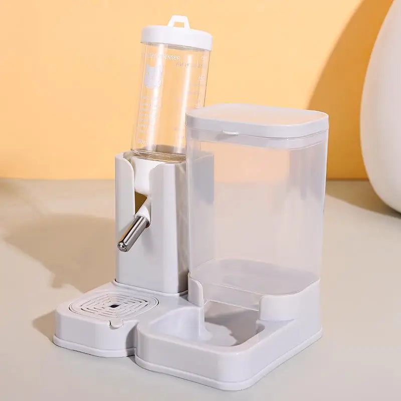 2-in-1 Hamster Water Bottle & Automatic Feeder – Leakproof