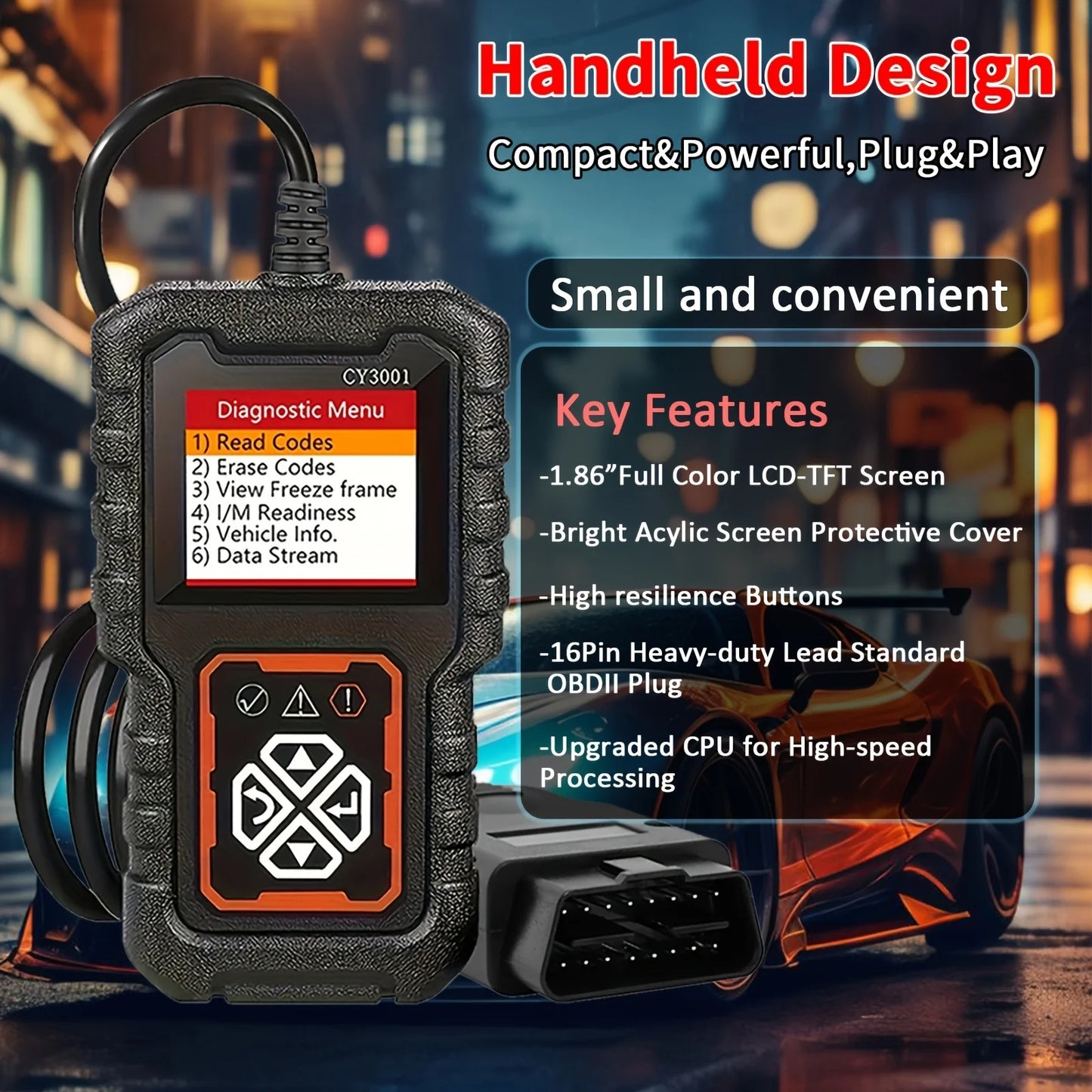 OBD2 Scanner & Battery Tester – 1996+ Car Diagnostic Tool Peaceful Pleasures Health and Wellness