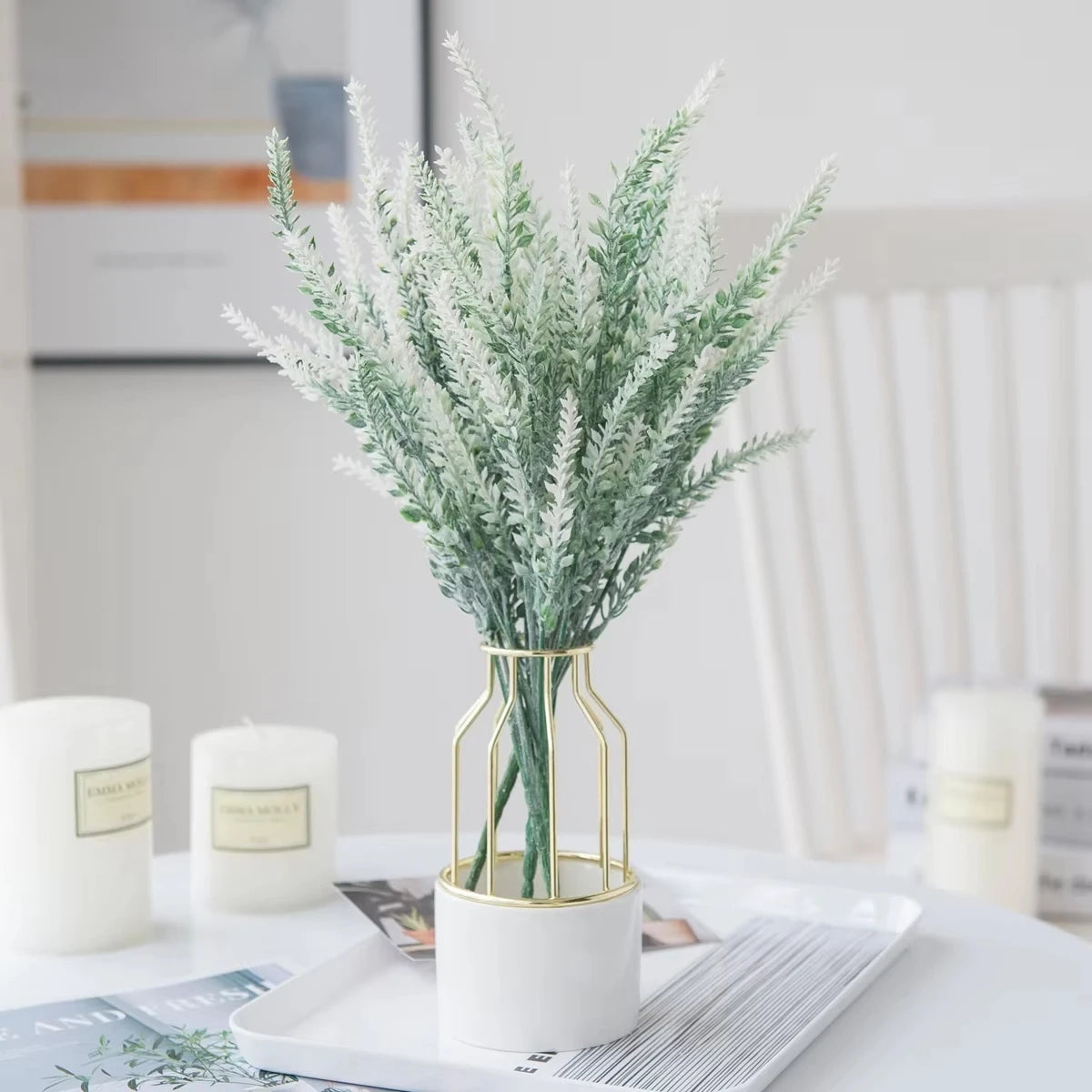 Artificial Lavender Bouquet – Wedding & Home Decor Flowers