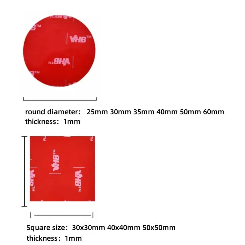 Double-Sided Foam Mounting Tape | Heat-Resistant VHB Pads