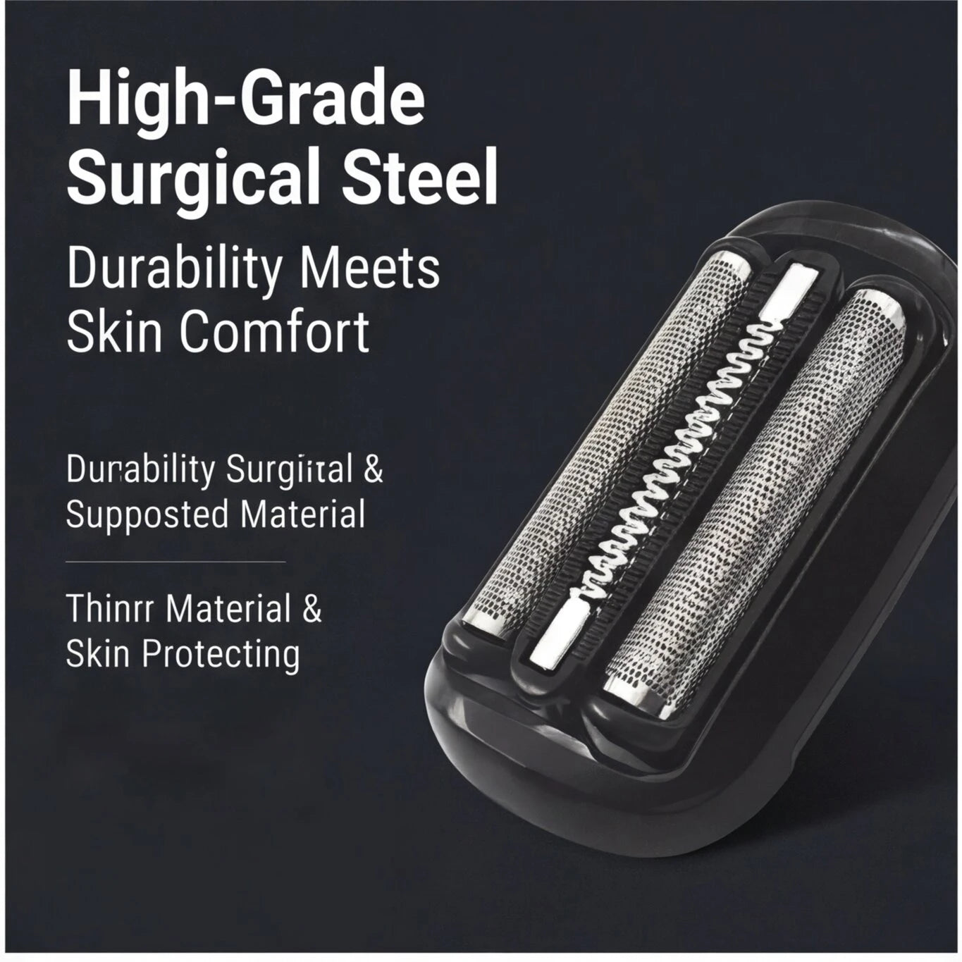 Replacement Razor Blade for 53B – Fits 50-R1000s / B1300s / R1320s / R1300s / M4000cs / M4200cs Shaver Heads Peaceful Pleasures Health and Wellness