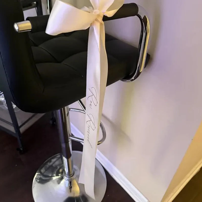 4-Pack Satin Ribbon Chair Bows | Wedding & Bridal Decor