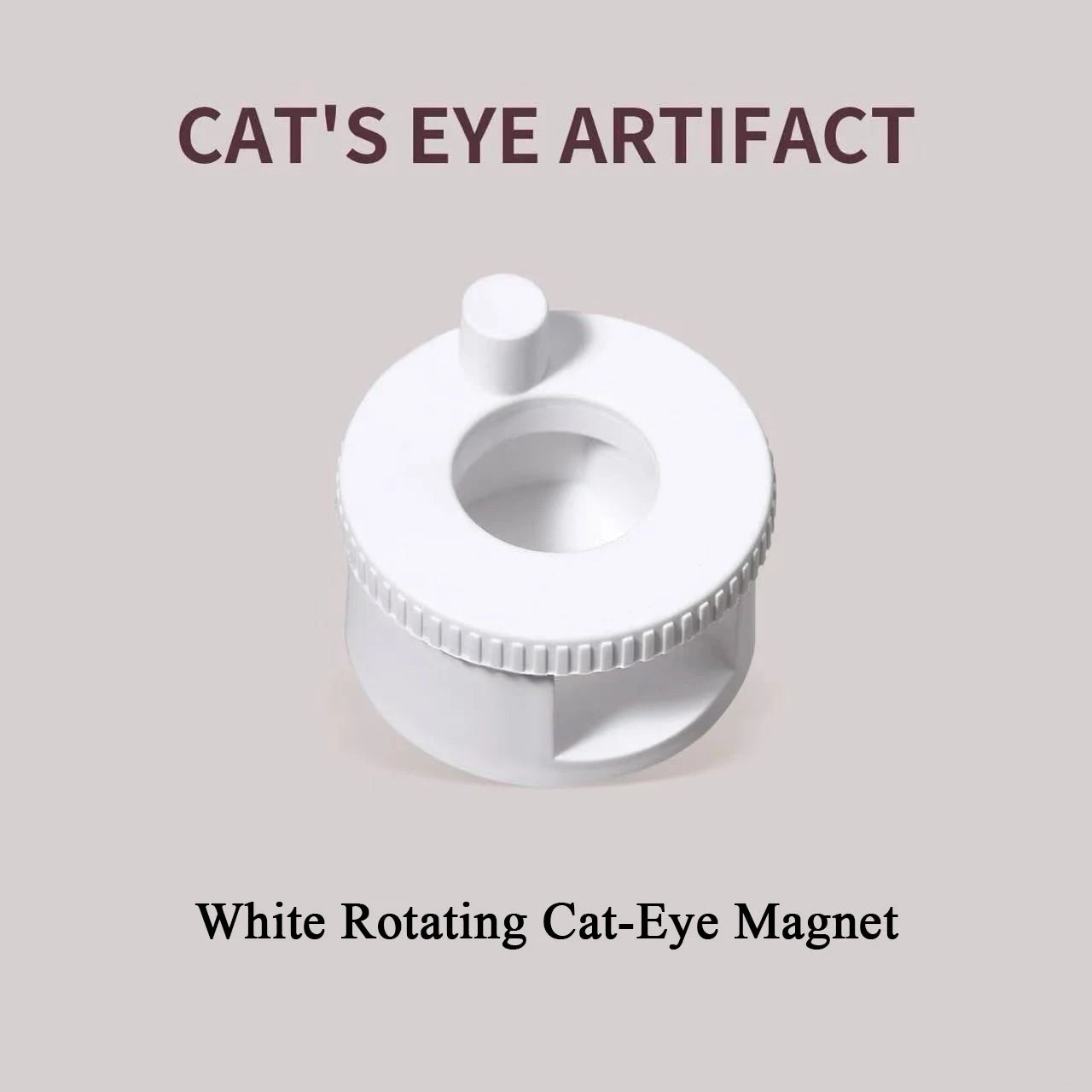 360° Rotating Cat Eye Magnet | 3D Glass Bead Nail Art Tool