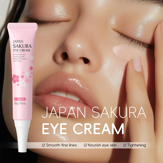 LAIKOU Japan Sakura Eye Cream 30g – Brighten & Moisturize Eye Cream Oasis Select
