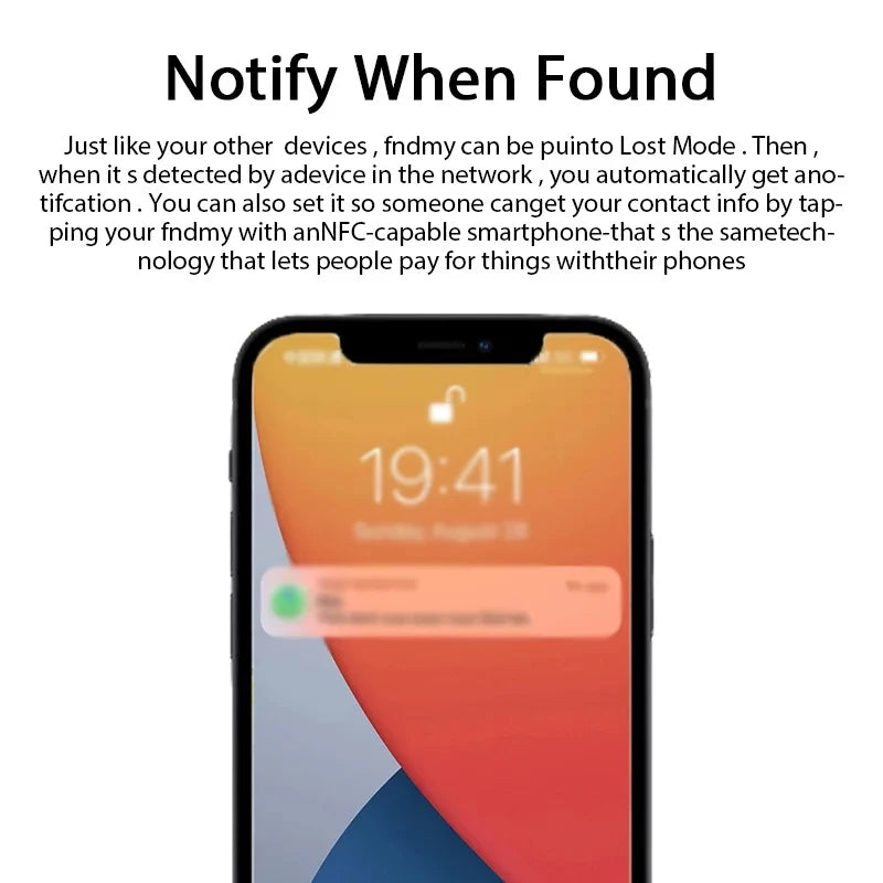 Bluetooth Elder GPS Tracker Works with IOS Find My App Dog Pet Key Finder Kid Car Positioner Anti-Lost Device Item Locator Peaceful Pleasures Health and Wellness