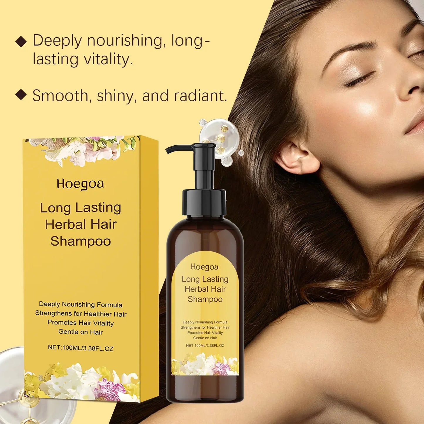 HOEGOA Jasmine Nourishing Shampoo – Oil Control & Hair Growth
