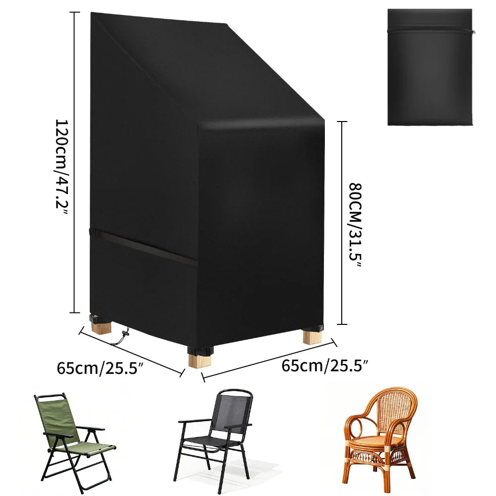 1pc Patio Chair Cover Waterproof Outdoor Garden Furniture Protect Universal Lounge Deep Seat Cover Easy-Fitting UV Resistant Peaceful Pleasures Health and Wellness UPgrade 1