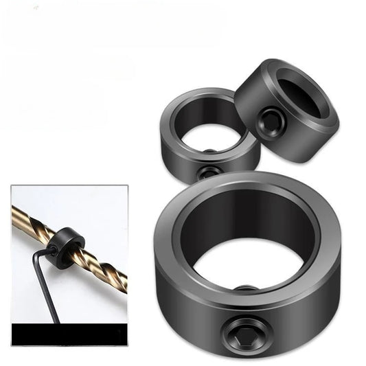 8pcs 3-16mm Woodworking Locator Bit Depth Stop Collars Ring Positioner Wood Drill Steel Bearing Balls Screw Gun Peaceful Pleasures Health and Wellness Default Title