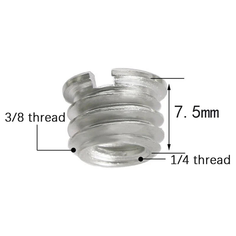 Camera Screw Adapter 5/8 to 3/8 to 1/4" | Tripod & Monopod Mount
