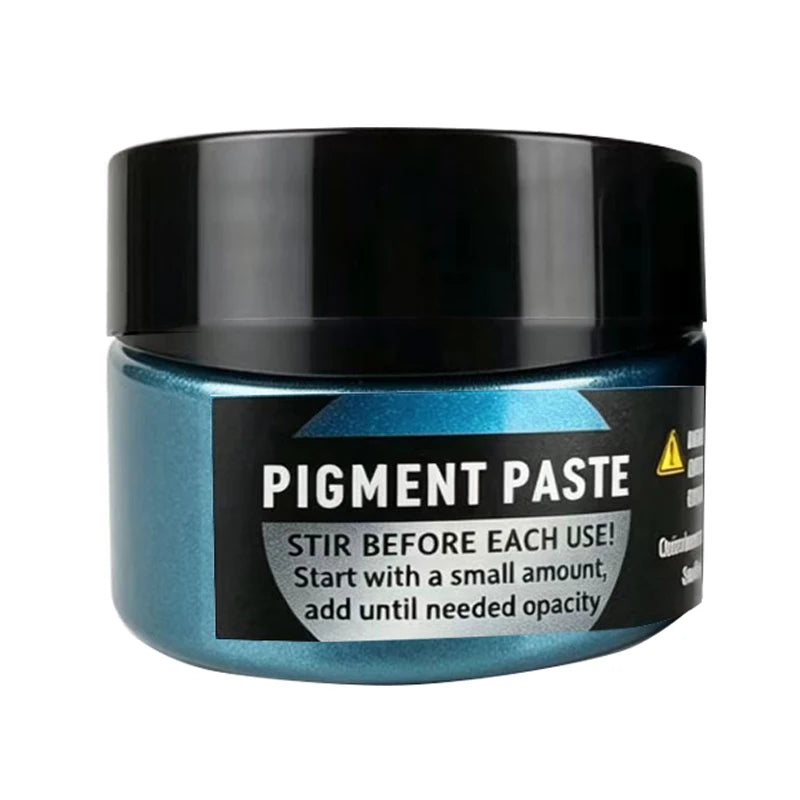 50g Shimmer Metallic Blue-Green Pearl Pigment – Pearlescent Colorant for UV Resin, Epoxy & DIY Jewelry Making