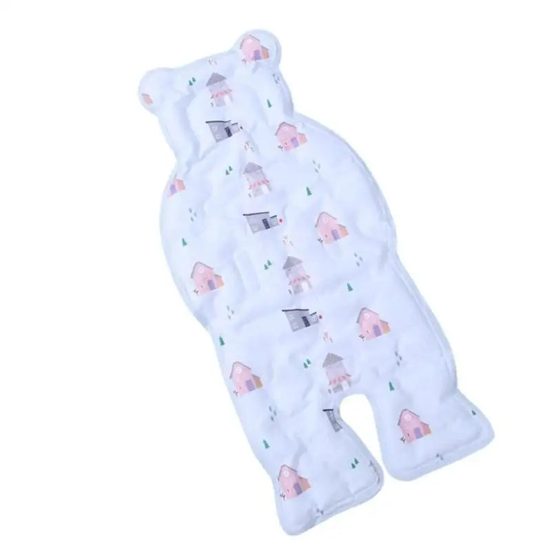 Cartoon Baby Stroller Cooling Pad | Breathable Pushchair Cushion