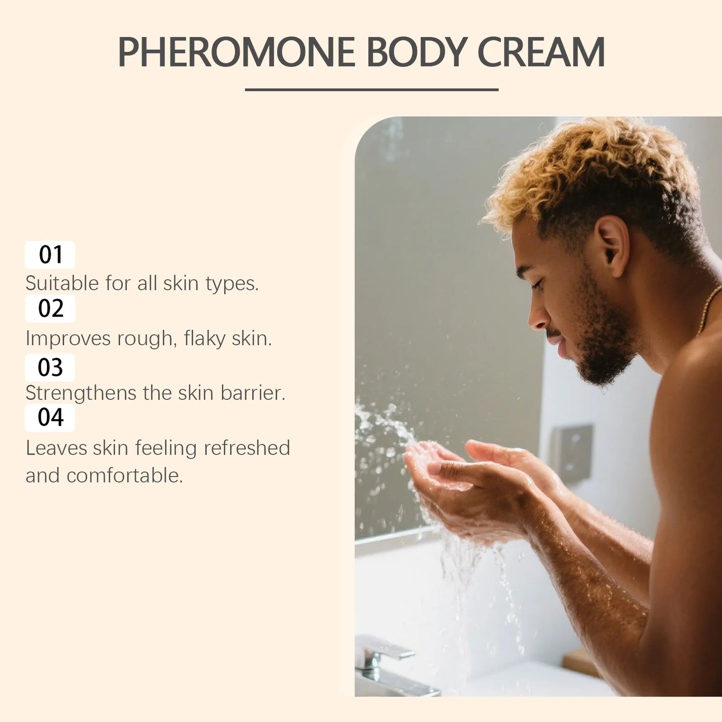 East Moon Men's Sandalwood Body Lotion | Cologne Scent 100g