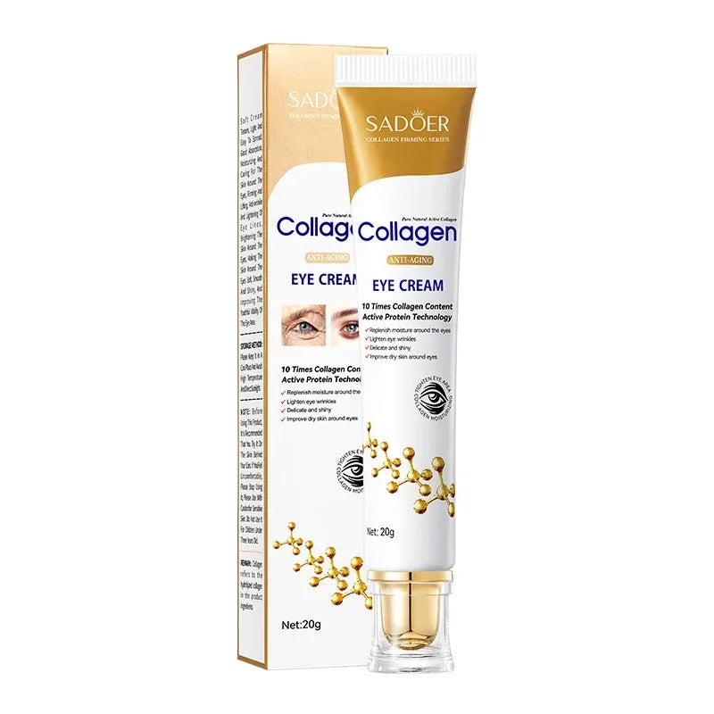 SADOER Collagen Eye Cream – Dark Circles & Firming Peaceful Pleasures Health and Wellness