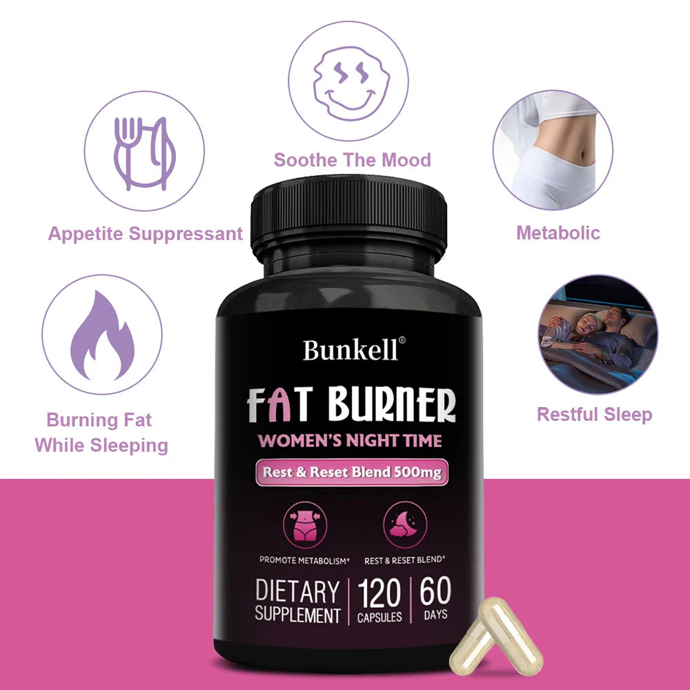 Bunkell Women's Nighttime Metabolic Support Capsules