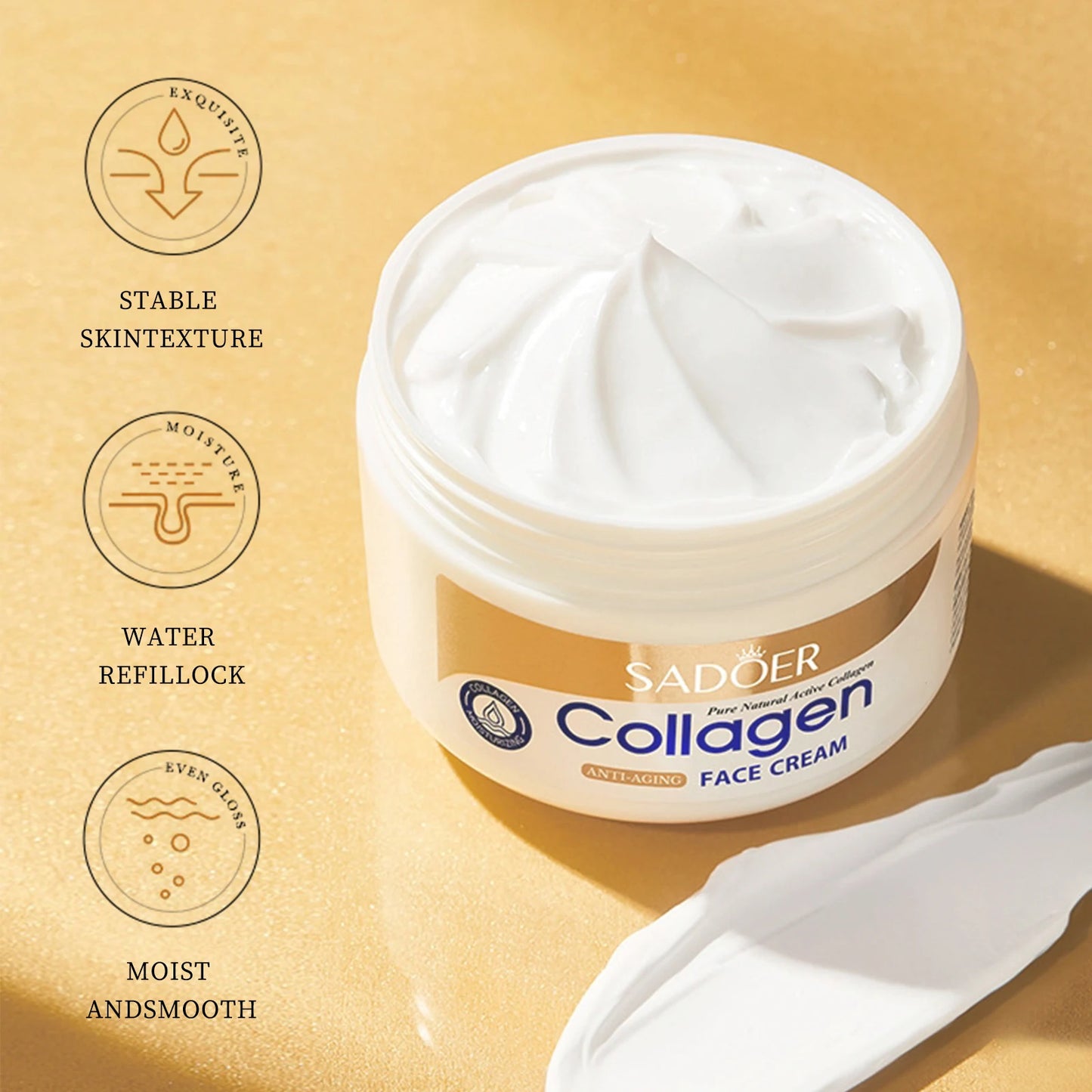 Collagen Skin Care Set for Women - 6Pcs Facial Bundle Peaceful Pleasures Health and Wellness