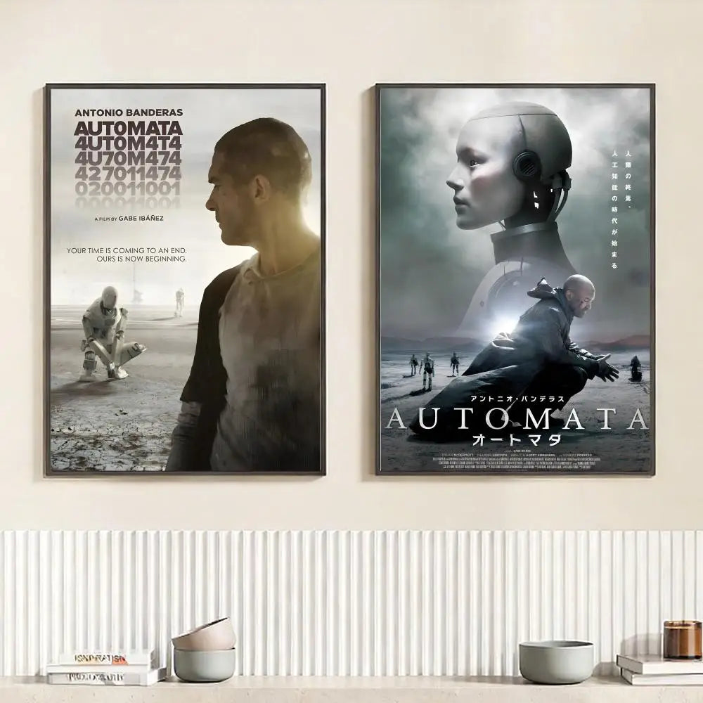 NieR: Automata HD Wall Poster – Self-Adhesive Waterproof Art Gaming Wall Poster Peaceful Pleasures Health and Wellness