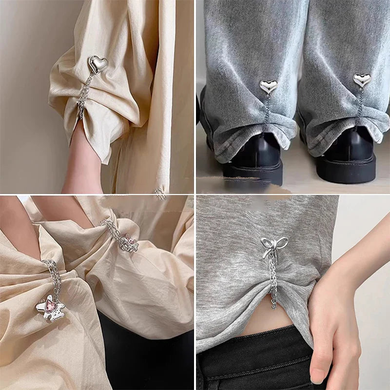 Butterfly Clothes Clips – Adjustable Sleeve Shortener for Women