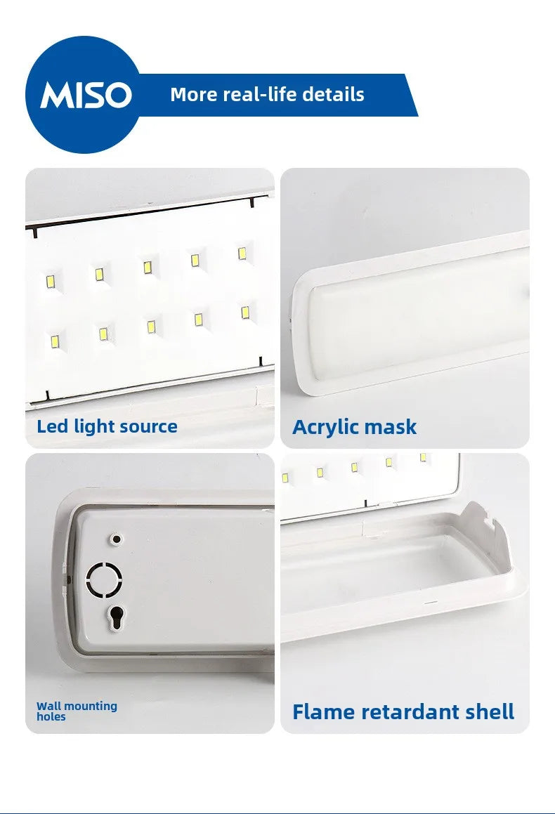 SHINEKNOT LED Emergency Light IP65 7W | Rechargeable Backup
