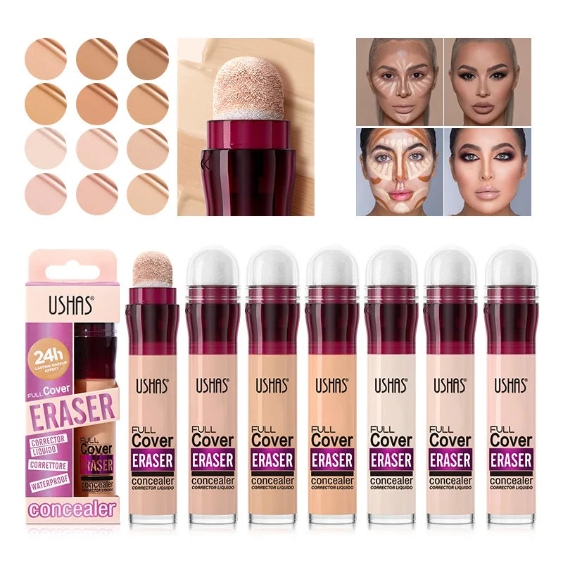 SADOER Sponge Tip Concealer – Full Coverage Liquid Foundation
