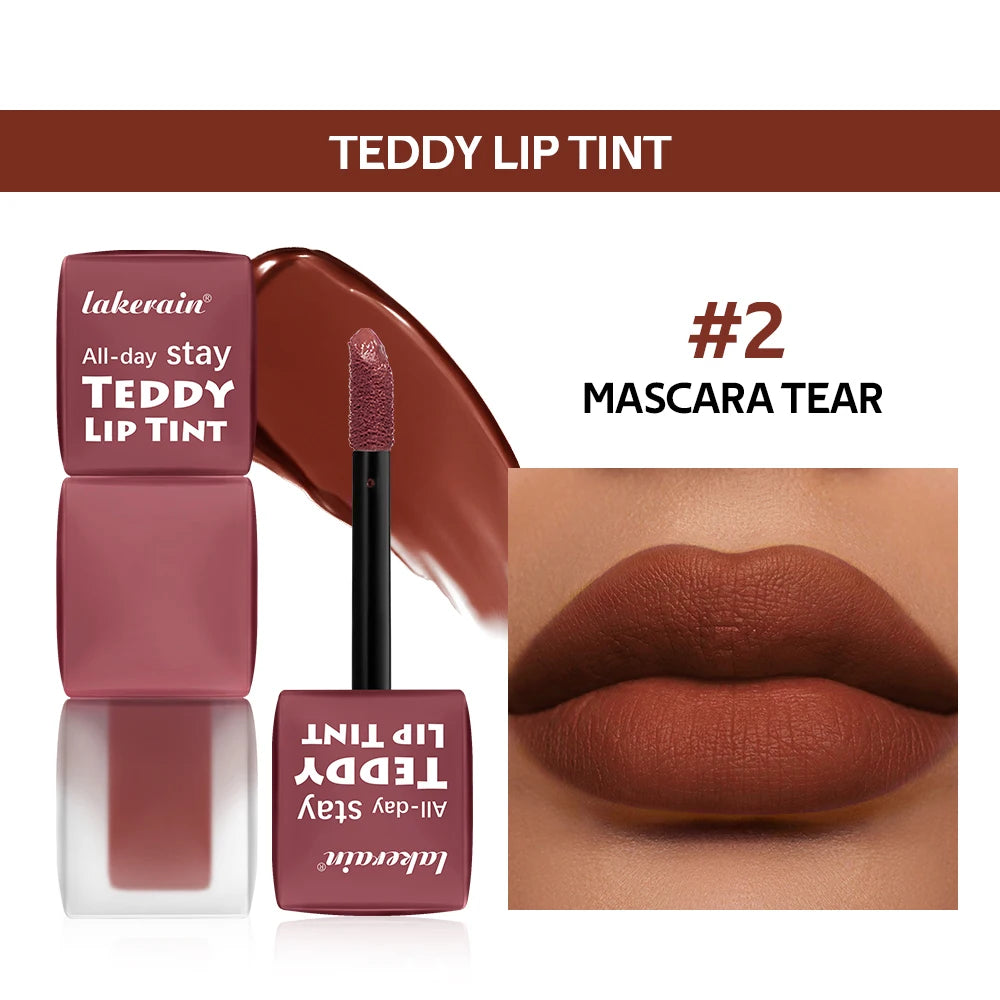 Super Stay Teddy Lip Tint Long Lasting Matte Lipstick for Up To 12H Wear Mascara Tear 1 Count Matte Waterproof Makeup Lip Stain Peaceful Pleasures Health and Wellness 2 Mascara Tear