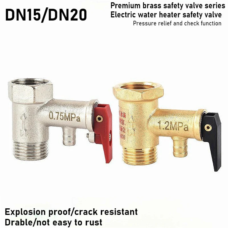 Brass Adjustable Pressure Relief Safety Valve | CE Certified