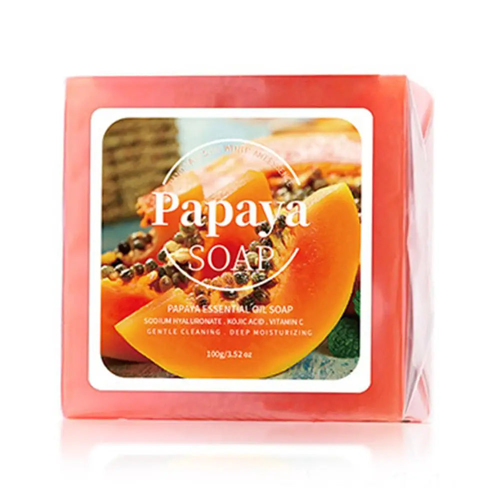 Turmeric Rose Smooth Cleansing Natural Soap Cleansing Smooth Handmade Essential Oil Soap Peaceful Pleasures Health and Wellness Papaya