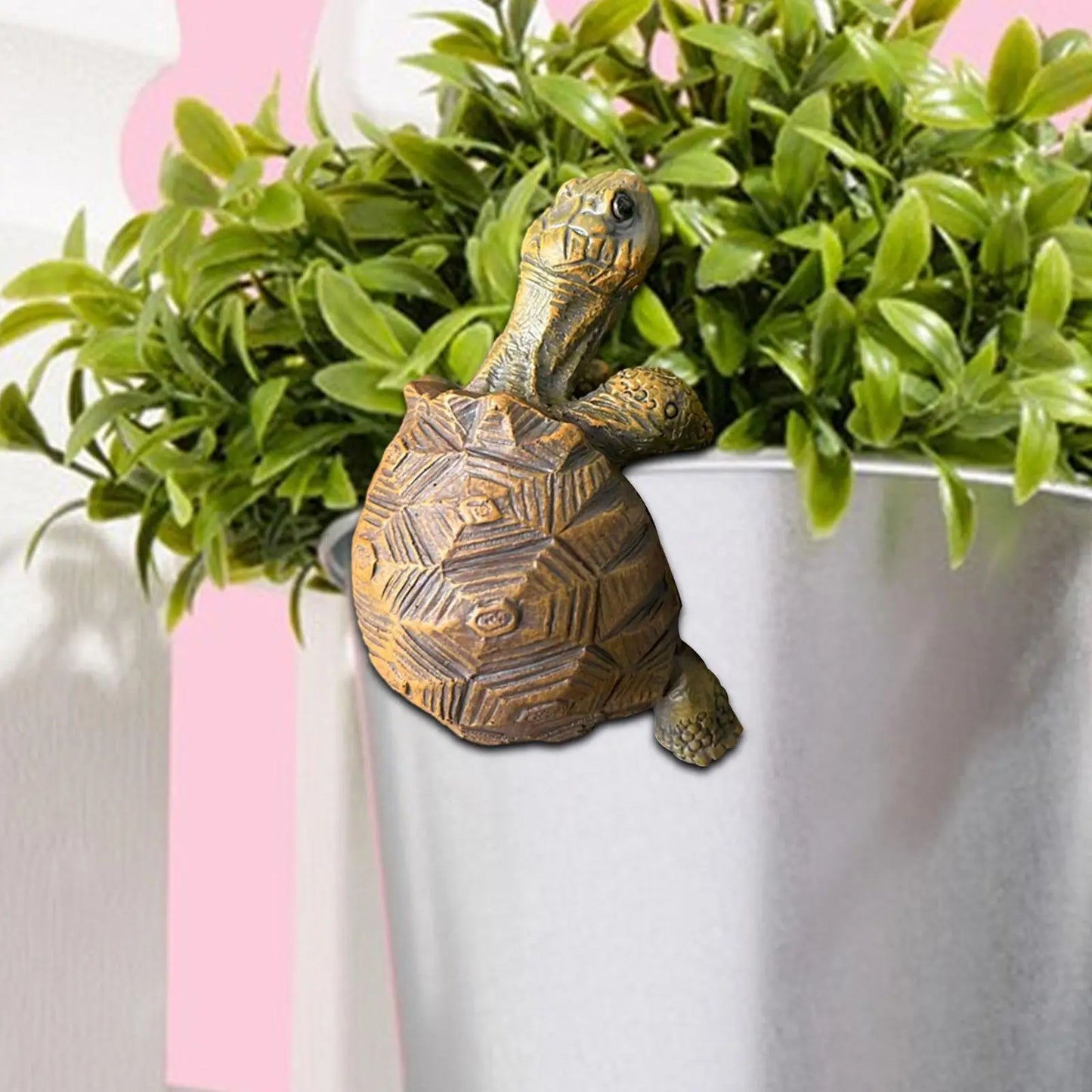 Tortoise Plant Pot Hanger | Cute Resin Turtle Garden Ornament