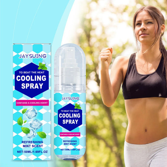Jaysuing Portable Cooling Spray – Instant Ice-Cold Body Mist Body Cooling Spray Oasis Select
