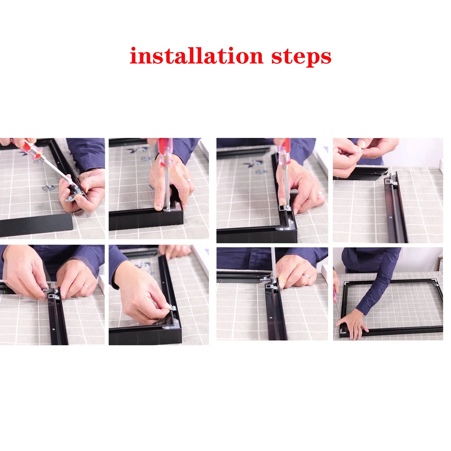 Customized Aluminum Alloy Frame for Paintings, Canvas Picture Frame, DIY, Modern, Grand Format, All Kinds of Size Peaceful Pleasures Health and Wellness