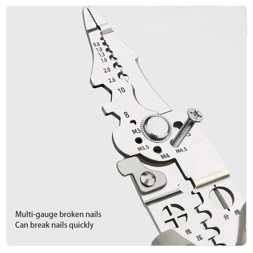 21-in-1 Automatic Wire Stripper Pliers | Electrician Multitool