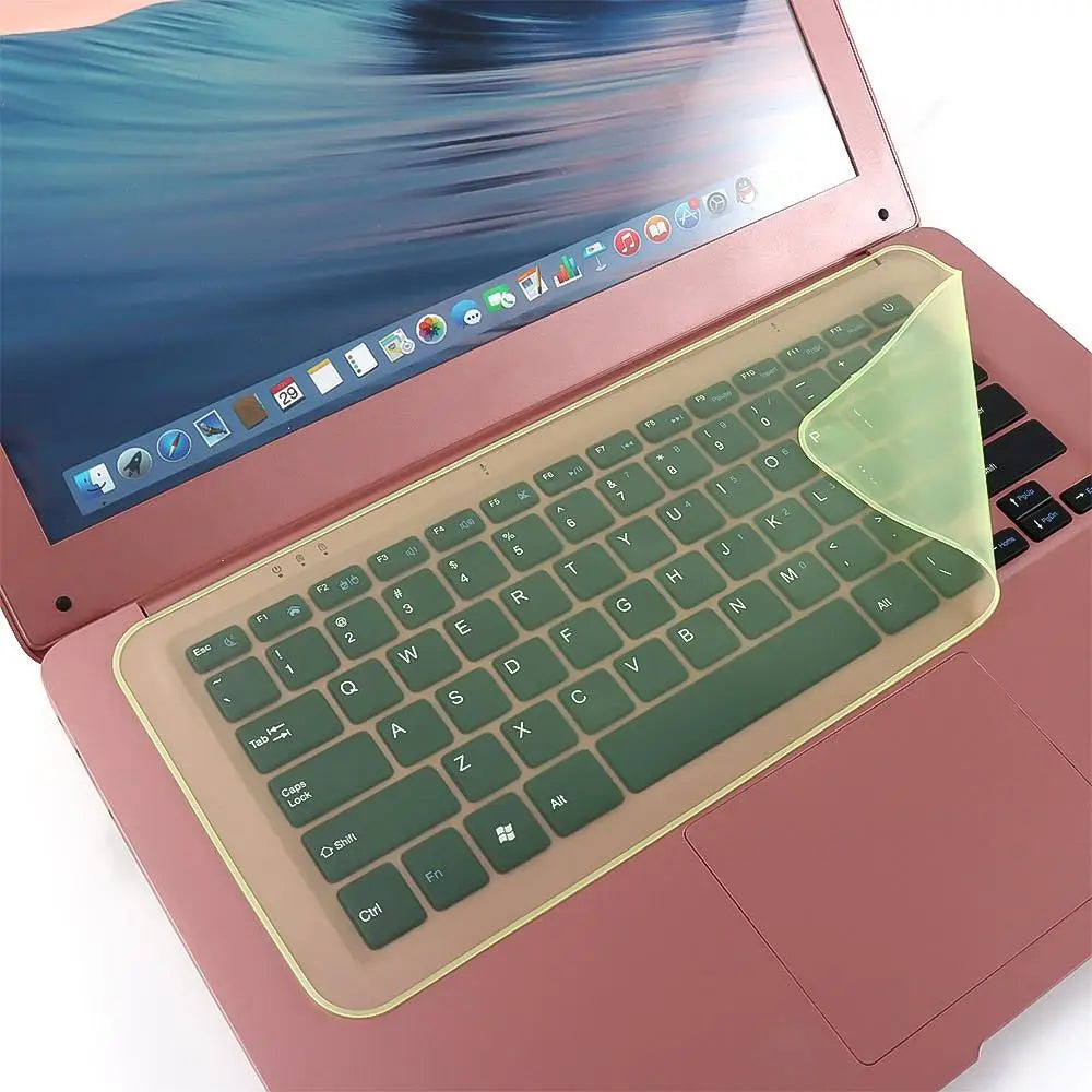 Universal 12-14 inch Waterproof Soft Silicone Dustproof Laptop Cover Keyboard Skin Keyboard Film Keyboard Cover Protector Peaceful Pleasures Health and Wellness