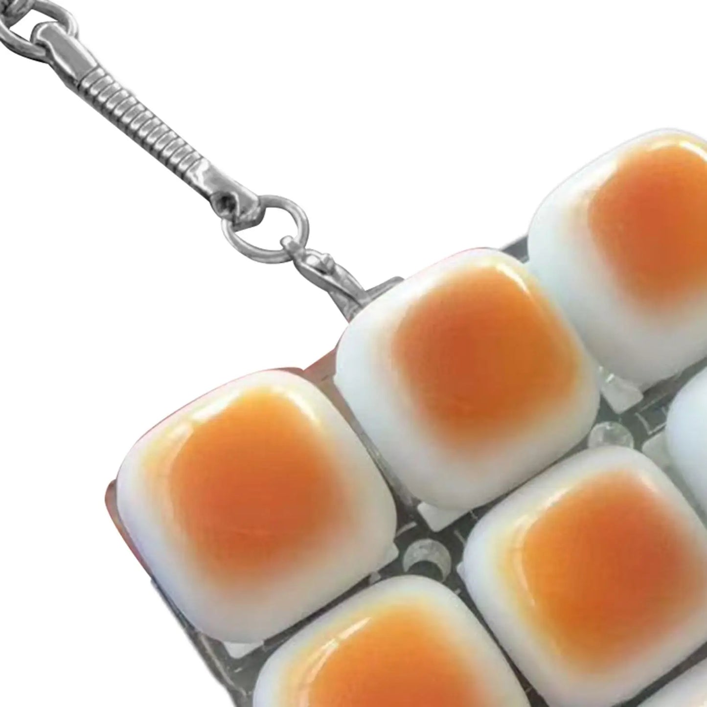 Caramel Bread Fidget Keychain | Clicky Keyboard Keycap Toy
