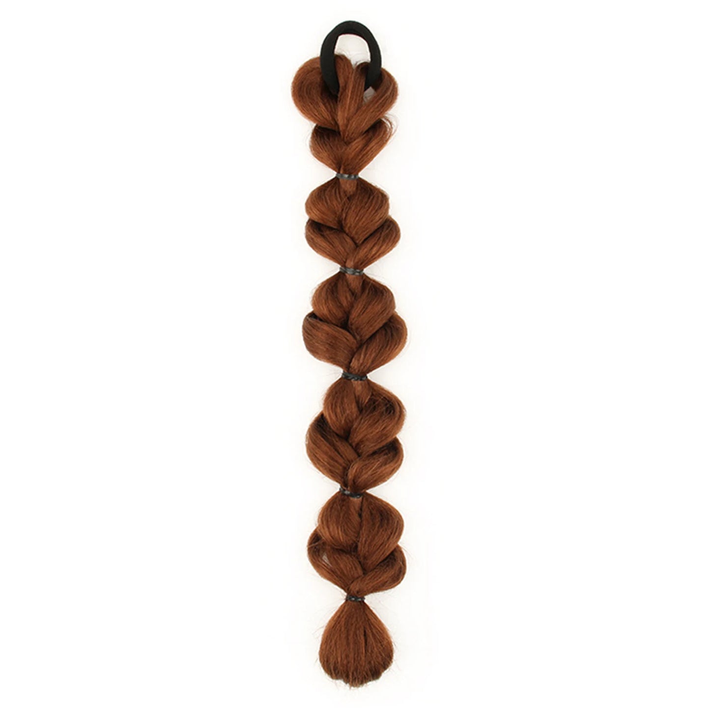 Synthetic Bubble Braid Ponytail Extension | Heat-Resistant Wig