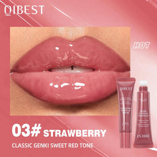 QBIEST Moisturizing Lip Glaze Colored Lipstick Glass Makeup Crystal Lip Balm Lipgloss Jelly Lip Color Long Lasting Lip Cosmetics Peaceful Pleasures Health and Wellness 03